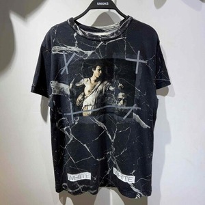 OFF-WHITE 16ss CARAVAGGIO MARBLE TEE XSサイズ オフホワイト 半袖 Tシャツ