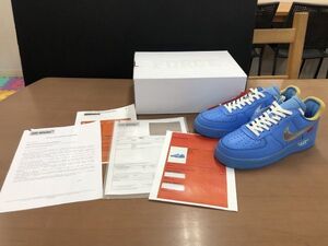 希少! 【未使用展示品 本物保証】 NIKE ナイキ×OFF-WHITE オフホワイト AIR FORCE 1 LOW MCA CI1173-400 スニーカー【27.5cm】 納品書付