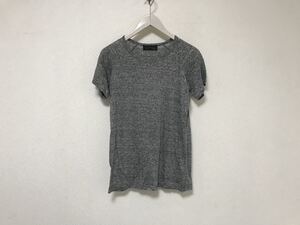 本物ディーゼルブラックゴールドDIESEL BLACK GOLDリネン麻タイト半袖Tシャツメンズサーフアメカジミリタリーグレー柄イタリア製XXS