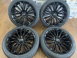 §未使用! RAYS VOUGE LIMITED 19X8J+45 114.3-5H グロッシーブラック 新品 225/45R19(225/45-19) プリウス(60) エスティマ カローラクロス