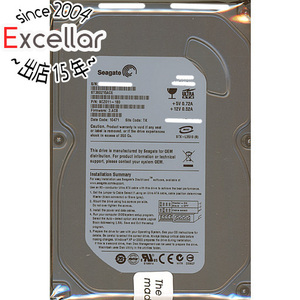 【中古】SEAGATE製HDD ST380215ACE 80GB U100 7200 0～100時間以内 [管理:1050023343]