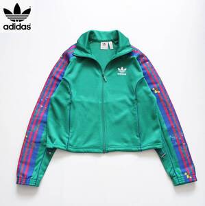 【 adidas originals アディダス 】フローラル トラックジャケット Floral Track Jacket M/レディース ED4769 定価\16,500 ジャージ 刺繍