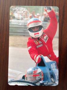 F1 gp ベネトンB195 シューマッハ カナダ 1stWin ライドオン ジャン アレジ フェラーリ テレカ j.ALESI Victory Canada ferrari benetton