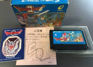 ♪ファミコンソフト FC ドラゴンクエスト2 悪霊の神々 箱 説明書付 動作品 ゲームソフト テレビゲーム 中古 (NF241119) 401-430