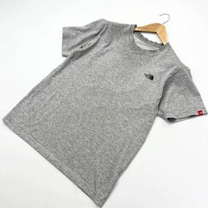 THE NORTH FACE ☆ カモフラ プリント◎ 半袖 Tシャツ カットソー グレー XL相当 定番 アウトドア キャンプ 街着 ノースフェイス■CK133