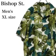 bishop st ビショップストリート　半袖　アロハシャツ　メンズ　XL