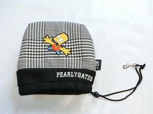 レア 完売品 ★PEARLY GATES パーリーゲイツ　シンプソンズ コラボ グレンチェックのアイアンカバー ★