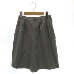 フォクシー ブティック FOXEY BOUTIQUE ショートパンツ キュロット 2547 無地 38 M位 グレー ■GY14 レディース