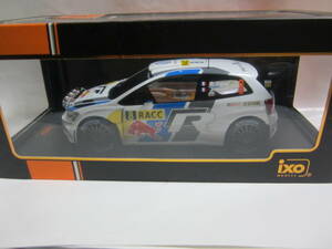 即決 ixo イクソ 1/18 VW フォルクスワーゲン ポロ R 2013年WRC カタルーニャ・ラリー優勝 №8 セバスチャン・オジェ ナイト・バージョン