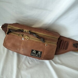 COLIMBO コリンボ HINSON ヒンソン レザー ボディバッグ WEATHER-BEATER FANNY BAG 本革 バッグ