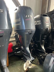 船外機 Yamaha F115 BET 2015. アワー86、5時間 鳥取県境港市 手渡し歓迎