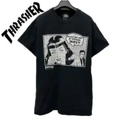 THRASHER / スラッシャー  半袖Tシャツ M  黒 ハイチ製 m535