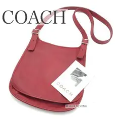 コーチ COACH オールド ショルダー サコッシュ バッグ レッド 斜め掛け