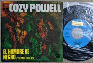 Cozy Powel-The Man In Black★西Orig.プロモ・ステッカー付7/Rainbow/Jeff Beck Group