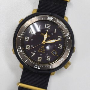 1円 可動品 腕時計 セイコー SEIKO プロスペックス フィールドマスター V157-0CJ0 ソーラー メンズ 同梱不可