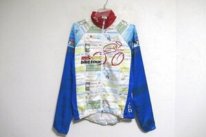 N6759:PACTIMO US古着 ms150 bike tour フルジップサイクルジャージ サイクルジャケット/L：35