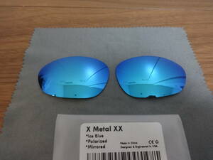 ★オークリー X メタル XX用 カスタム偏光レンズ ICE BLUE Color Polarized 新品 OAKLEY X Metal XX X-METAL XX