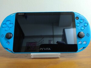 PlayStation Vita本体 Wi-Fiモデル アクア・ブルー[PCH-2000]、メモリーカード 16GB(SCE製)