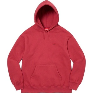 極美 23SS Supreme Small Box Hooded Sweatshirt Mサイズ スモール ボックス ロゴ パーカー Dark Red レッド