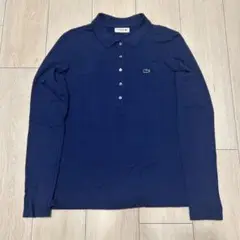 美品LACOSTE ラコステ ポロシャツ ブルー 青 ゴルフ ウェア トップス