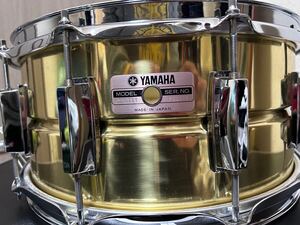 【極美品】名器 80s YAMAHA YD9000 SD965BS Seamless BRASS 14×6.5 ヤマハ シームレス ブラス スネア