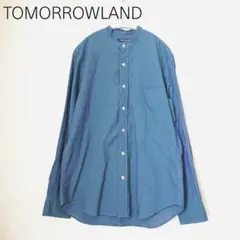 TOMORROWLAND PILGRIM コットンシャンブレーバンドカラーシャツ