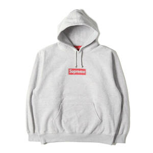 Supreme シュプリーム 23SS インサイドアウト ボックスロゴ スウェットパーカー Inside Out Box Logo Hooded Sweatshirt ヘザーグレー XL