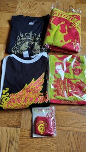 GRANRODEO(谷山紀章、飯塚昌明)LIVE TOUR 2014 TツG9 ROCK SHOW　Tシャツ、ラグランTシャツ、バスタオル、マフラータオル、リストバンド