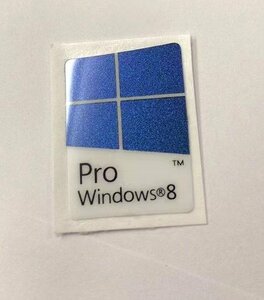■新品・未使用 ■10枚セット 【Windows8　Pro】エンブレムシール　【16*23㎜】送料無料・追跡サービス付き☆P160