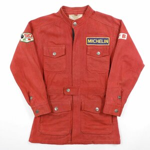 KOMINE コミネ コットンジャケット Size L #19710 バイカー ライダース アメカジ