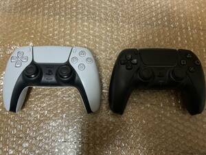 即決! 2点セット PlayStation5 PS5 DualSense ワイヤレスコントローラー CFI-ZCT1J ホワイト ブラック