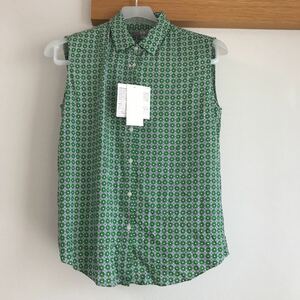 【新品】UNIQLO ユニクロ　ジュナサンアドラーブラウス（ノースリーブ）サイズM ノースリーブシャツ ノースリーブブラウス