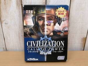 〇24110137　PCゲーム　CIVILIZATION　シヴィライゼーション コール・トゥ・パワー　完全日本語版　Windows　CD-ROM　ACTIVISION