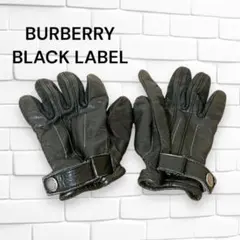 BURBERRY BLACK LABEL レザー グローブ