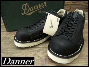 送無 新品 Danner ダナー D314110 ROCKFORD ロックフォード 本革 レザー ローカット ブーツ 短靴 シューズ ステッチダウン製法 黒 25.5 ②