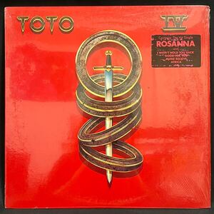 US-Original / レアShrink & Hype Sticker付き!! Toto トト / IV 聖なる剣 LP レコード ロック AOR Rosanna Africa FC37728