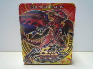 T1630 ★中古★ 遊戯王 デュエルモンスターズ 2010 Yu-Gi-O! Red Nova Dragon 缶 ケース 空箱 のみ トレーディング カード トレカ 海外版