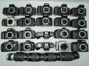 ★ニコン AF一眼&レンズなど★F50/F-801/F60/F-601/F90X/TAMRON/ 等 計:26点まとめ【ジャンク品】31230