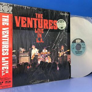 i帯付LD レーザーディスク ベンチャーズ The Ventures Live in L.A. シュリンク付 LP レコード 5点以上落札で送料無料