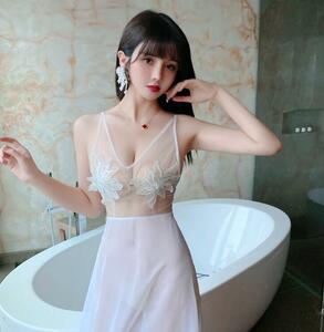 499　ワンピースladies　レディース◇　良質　　◇　美ライン　　sexy　ノースリーブ　　dress　　ホワイト