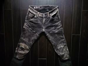 G-STAR RAW♪5620 3D ZIP KNEE SUPER SLIM♪ジースター♪ストレッチ♪希少♪W28 L32♪81617F 6009 5768