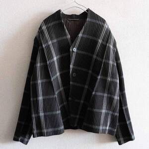 【美品】 HOMME PLISSE ISSEY MIYAKE【プリーツ ジャケット】 オムプリッセ イッセイミヤケ 2412003