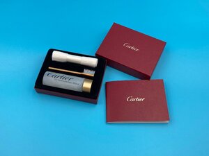 【A8439O163】Cartier カルティエ ジュエリー用コフレ エクラ 洗浄ジェル／布／ブラシ 3点セット アクセサリー お手入れ