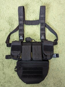 WARRIOR ASSAULT SYSTEM パスファインダーチェストリグ ※拡張ユーティリティポーチ付 ブラック