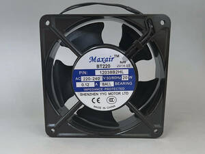 ★ACファン AC200V 120x120x38mm リード線付 BT220(Maxair)　管理番号[F1-1012]★