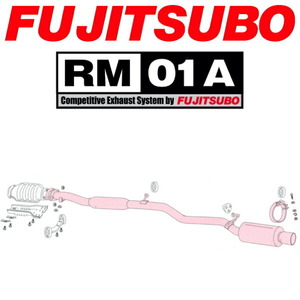 フジツボ RM-01Aマフラー E-CN9AランサーエボリューションIV H8/8～H10/1