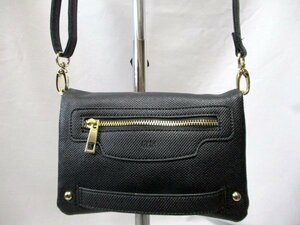 【P252】GYDA/ジェイダ◇2way ミニバッグ　ショルダー・クラッチ　ハンドル付　BK　斜め掛け　W20cm