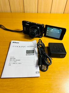 〇Nikon ニコン COOLPIX S6900 ブラック 4.5-54.0mm 1:3.3-6.3 説明書あり 通電確認済み