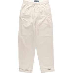 古着 ラルフローレン POLO by Ralph Lauren HAMMOND PANT ツータック チノパンツ メンズw32 /eaa426138