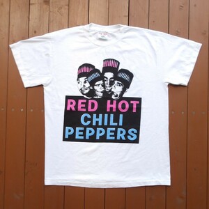 SALE ¥1スタ オークション レッド ホット チリペッパーズ Tシャツ サイズ L RED HOT CHILIPEPPERS BJORK NIRVANA NIN RHCP 